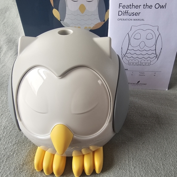 NEW Young Living Feather The Owl Essential Oil Diffuser Humidifier Wellness - Picture 4 of 11